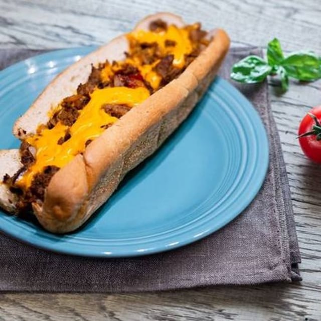 12" Philly Steak Sandwich.